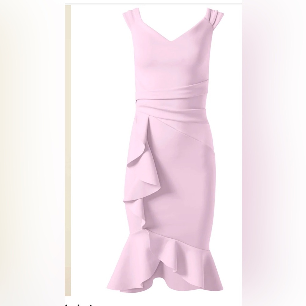VENUS Peach color Strapless Sheath Dress for Cocktail